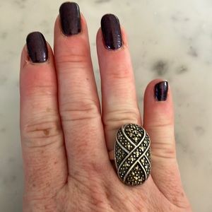 Judith Jack Marqesite ring